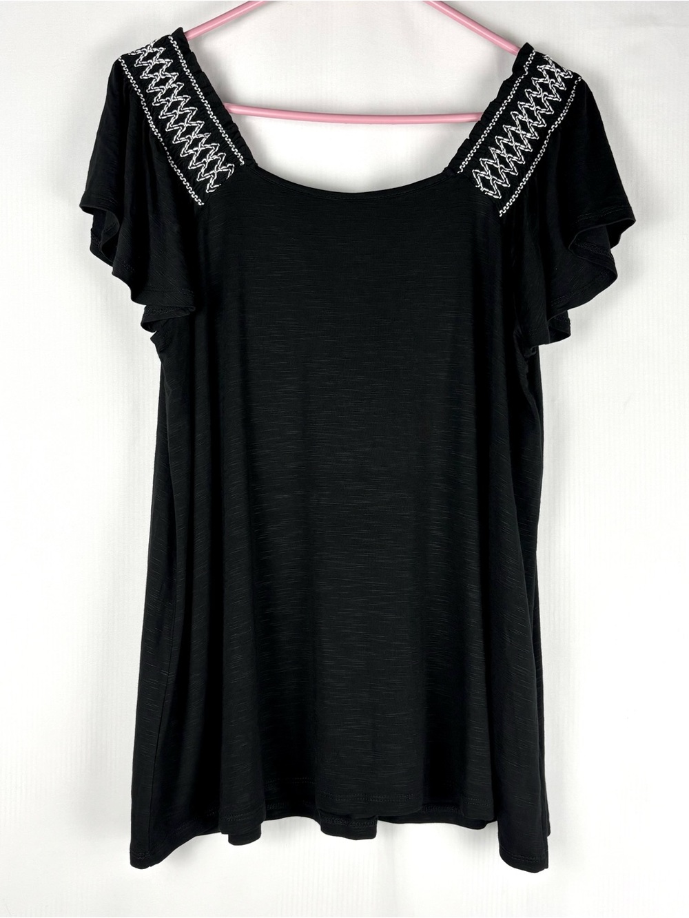 Torrid 00X Large Super Soft Embroidered Blouse